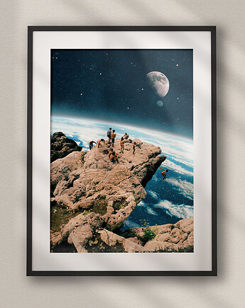 Plakat Ponad wszystkim - Kolaż Fine Art - Dekoracja Ścienna Do Salonu, Biura, DAPIDOKA