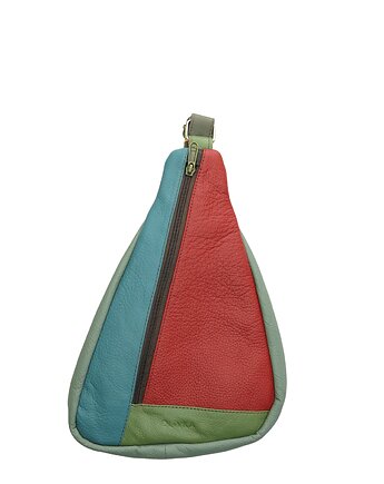 Plecak skórzany damski na jedno ramię wygodny skora naturalna OLIVKA, Olivka Warsaw