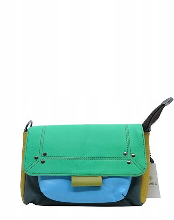 Torebka skórzana, miękka, na ramię długi pasek oryginalna zero waste OLIVKA, Olivka Warsaw