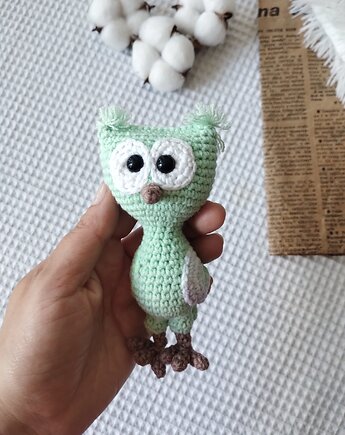 Mini sowa, sówka, szydlAnki