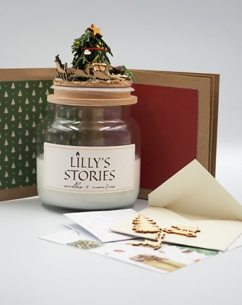 Świeca prezentowa "The Christmas Tree Story", Lillys Stories
