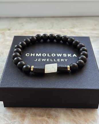Bransoletka męska Cytryn i Turmalin, Chmolowska Jewellery