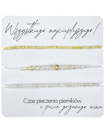 Bransoletki na prezent Mikołajki, karolina kosior