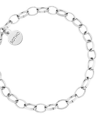 Srebrna masywna bransoletka, SOTHO
