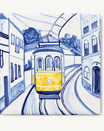 Lizbona i tramwaj 28 - portugalski klasyk, AZUL kafelki