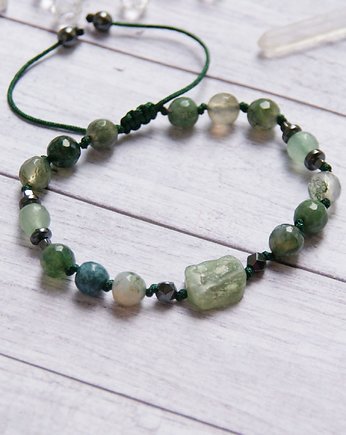 Amulet - LAS vol.2 - kyanit, agat mszysty, kaktusia