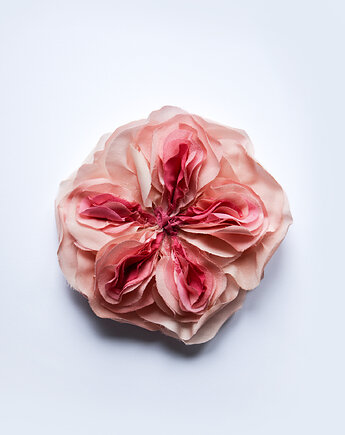 Broszka z jedwabną różą, Kasia Rodak Design