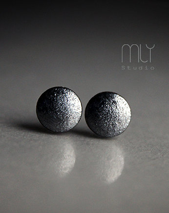 Kolczyki ceramiczne Mini Węgielki 6mm, Magda Łysiak