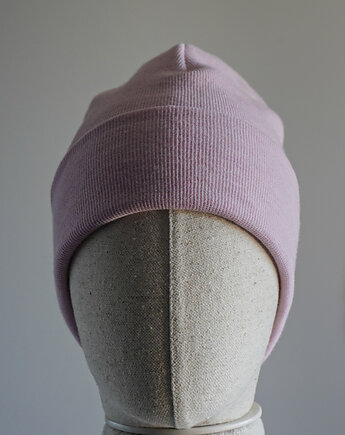 Czapka Merino jasny róż, LAPINOU