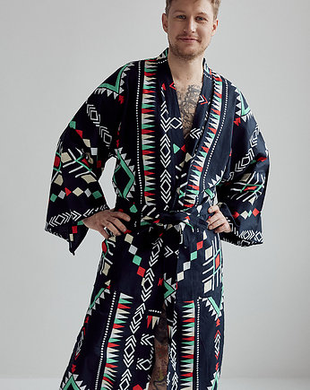 Kimono granatowe Nguni, OSOBY - Prezent dla dziadka