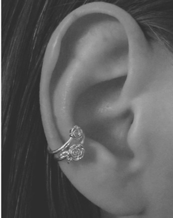 Nausznica róża kolczyk, Vander jewelry