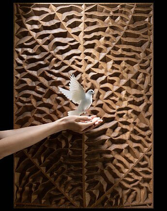 Zestaw paneli ściennych Unity - lity dąb, navdesign