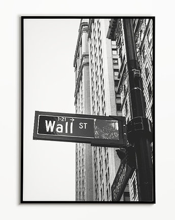 Plakat - Wall Street - New York, Bajkowe Obrazki