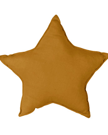 Poduszka gwiazda musztardowa, Nukko Design