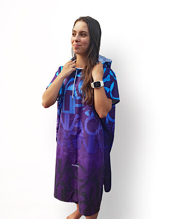 Poncho surf kite plażowe sportowe szybkoschnące ręcznik plażowy, Malokee