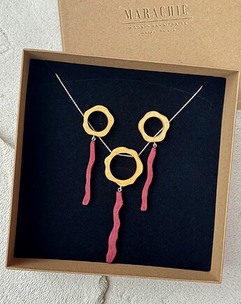 Komplet biżuterii SAMARA naszyjnik i kolczyki, MARACHIC