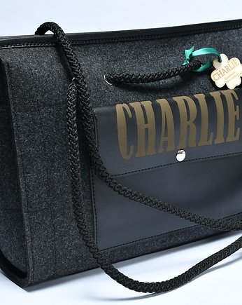 Torba filcowa XL, torba laptopowa, duża torba CHARLIE, Beata Lasota ATFE