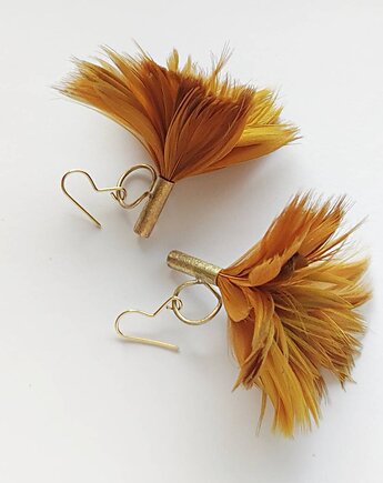 PIÓRKO kolczyki, Katarzyna Kaminska ART