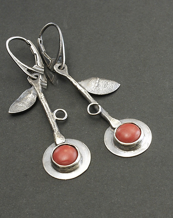 Kolczyki srebrne kolce-Sad, inART