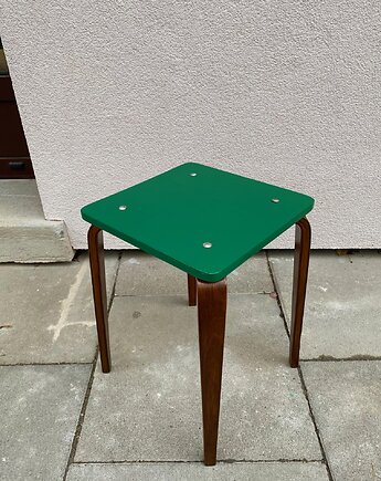 Taboret, kwietnik vintage, lata 70., Wooddude Redesign