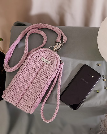 Torebka - case na telefon Phases, pudrowy róż, Damariz