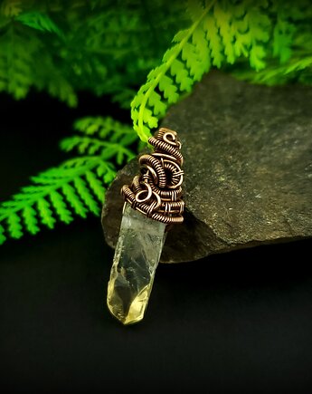 Wisiorek z cytrynem, Blue Pearl Art