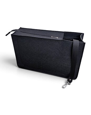 Organizer filcowy do torebki zamykany na zamek z miejscem na butelkę , Felt Studio by Beltrani