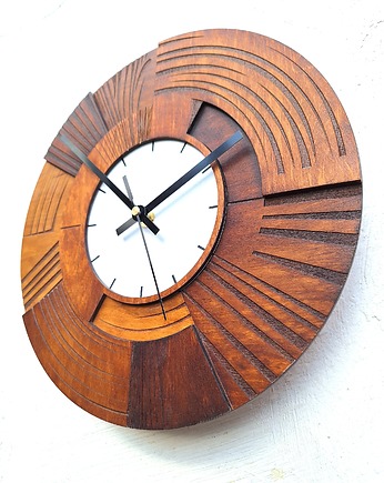 Zegar ścienny -  CICHY MECHANIZM, Clock Wood Studio