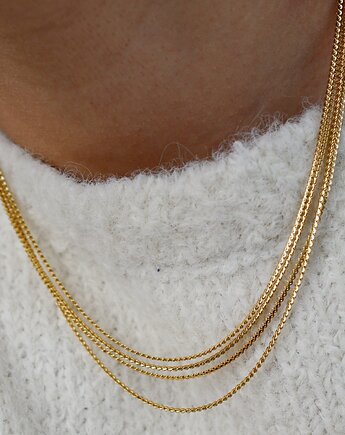 Naszyjnik warstwowy ze stali szlachetnej, Laoni