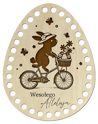 Baza DNO Podstawa do Szydełkowania Koszyka Makramy KOŁO 20cm na Wielkanoc, smxdsgn