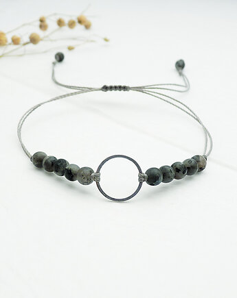 Delikatna bransoletka ze stalowym kółkiem, galeria nuit