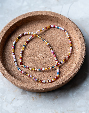 Delikatny zestaw kolorowych bransoletek, All My Jewelry