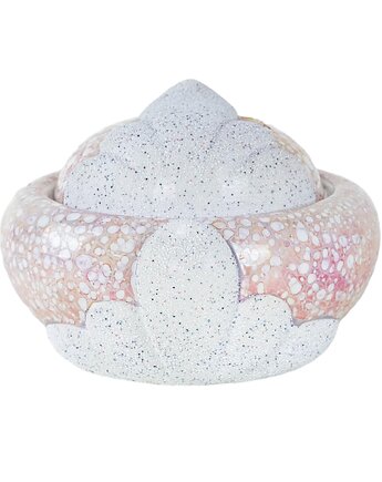 Cukiernica ceramiczna, włoski design, lata 70, produkcja: Włochy, Przetwory design