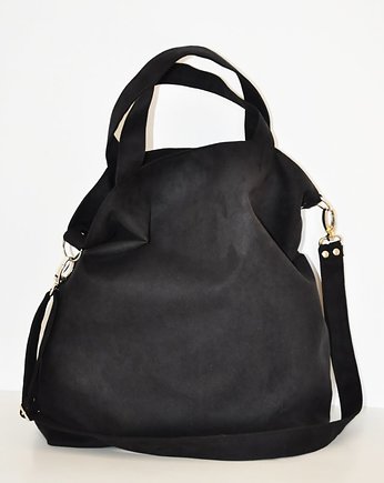 TORBA HOBO XXL - czarna, PRACOWNIA 166
