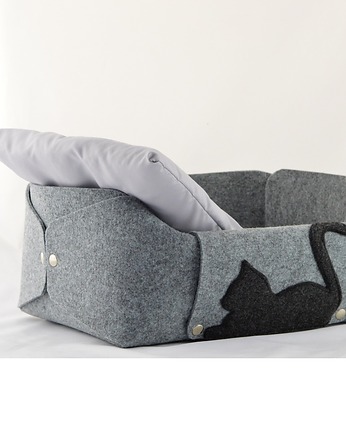 Legowisko dla kota - szare, Green Sheep