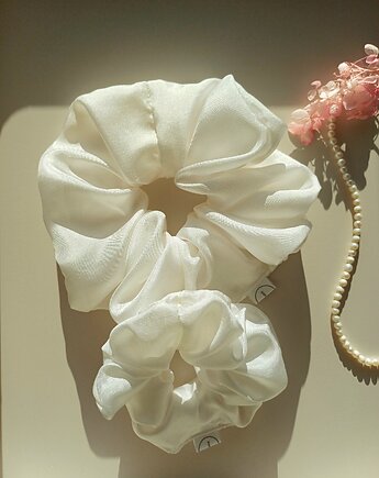 Jedwabne scrunchie sensed accessories - mała i duża, s e n s e d accessories