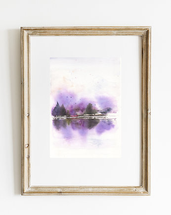Pejzaż numer 14, A4, 21x30 cm, JUST ILUST Justyna Małczak
