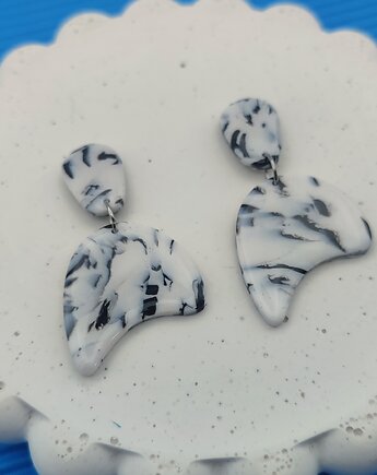 Kolczyki VELA marble, WILDBI design