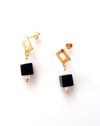 Kolczyki Black Cubes, Mitsu