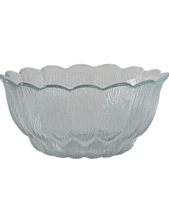 Miska szklana, duński design, lata 70, produkcja: Holmegaard, Przetwory design