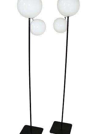 Komplet minimalistycznych lamp podłogowych z lat 90. , Relikt design
