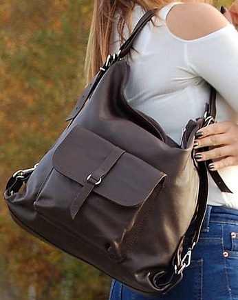 Skórzany Plecak ze Skóry Naturalnej, bagoo