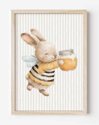 Plakat Na Ścianę Dla Dzieci Pszczółkowi Przyjaciele nr. 4, Dekoracjan