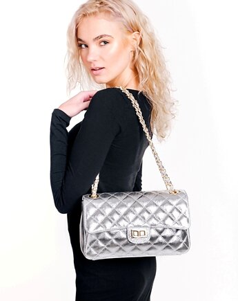 Torebka skórzana pikowana -  (6936), BOSCCOLO