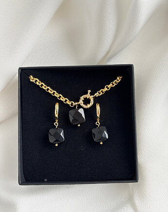Zestaw na prezent naszyjnik i kolczyki, Chmolowska Jewellery