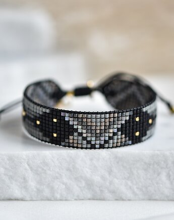 Tkana bransoletka - soft sparkling, Art Vision