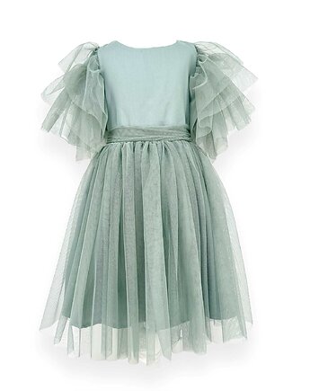 Sukienka tiulowa Diana szałwiowa, OSOBY - Prezent dla 10 latki