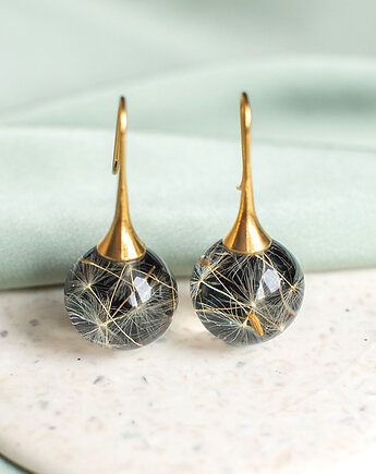 Kolczyki z rzęsek dmuchawca, nature gift