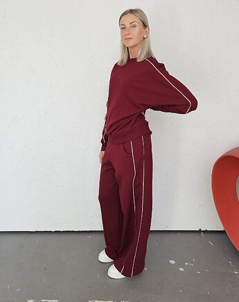 Kai komfortowy komplet z lamówką cherry, Ablush