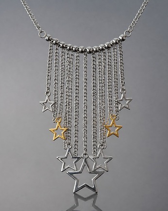 Alloys Collection /frędzle star/ - naszyjnik, KiKa pracownia